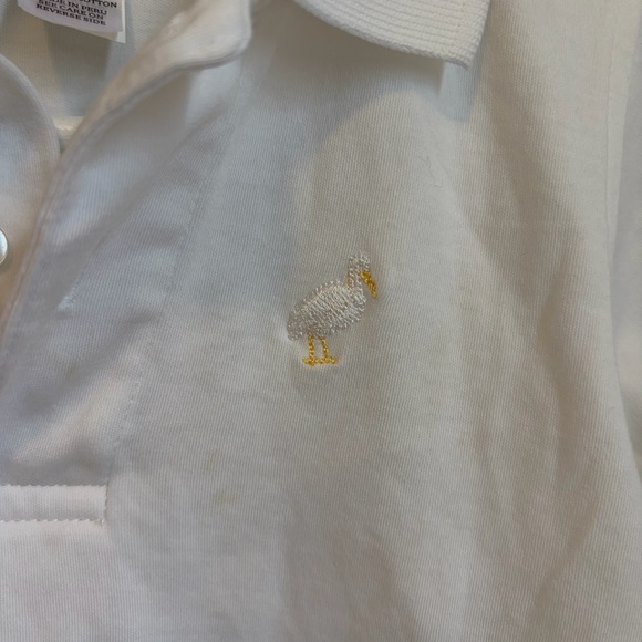 The Beaufort Bonnet Company Solid White Polo 2T - Picture 5 of 8